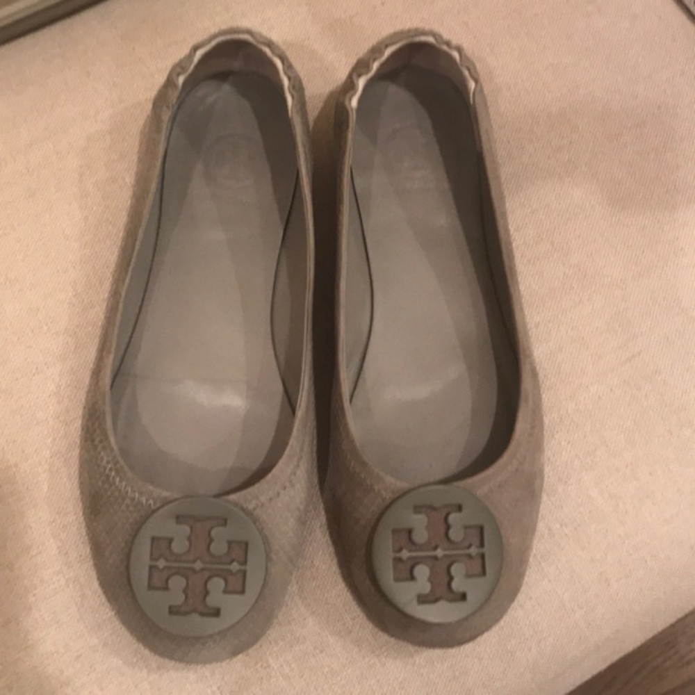 Tory Burch Minnie Suede Ballet Flats